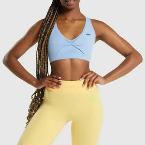 Soutien-gorge de sport pour femmes de haute qualité Gym Fitness 2024/Prix d'usine d'été pas cher soutien-gorge de sport réglable pour femmes