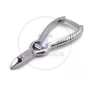 Pince à cuticules durable en acier inoxydable avec poignée ergonomique pour manucure, pédicure et toilettage des ongles certifiée CE ISO - Product Image 5