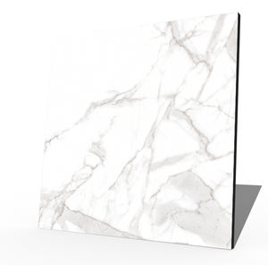 Carreaux vitrifiés antidérapants blancs modernes 800x800mm de qualité AAA Nouveau design Porcelaine Aspect marbre Chambres à coucher Villas classiques disponibles - Product Image 5