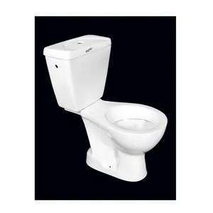 衛生陶器の大手メーカー-バスルーム用のクラシックな白いセラミックツーピースウォータークローゼットトイレ