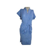 Peignoir en tissu éponge unisexe Robes de bain d'hôtel/spa Robes de bain classiques - Vendeur sportif indien 100% coton à fibres longues pour hommes ou femmes