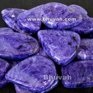 Forma de tamaño calibrado de piedra Charoite según sus requisitos - Product Image 4
