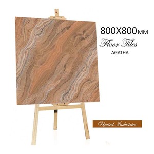 Vente en gros Carrelage de sol en marbre et porcelaine 80x80 Surface émaillée brillante polie Carreaux de mur intérieur Porcelanato Grands carreaux de porcelaine - Product Image 4