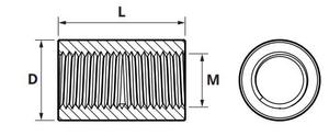 Acoplador de Varilla Roscada Izquierda y Derecha - Product Image 3