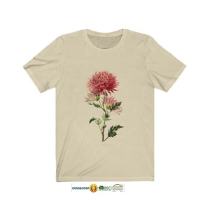 Camiseta de Cuello Redondo para Mujer, Talla Grande, Ecológica, Compresible, Antipilling, Transpirable, de Secado Rápido, Informal, Estampada, 100% Algodón - Product Image 2
