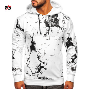 Pull à capuche manches longues pour hommes, vêtement décontracté, Style imprimé à Sublimation, 100% Polyester, impression personnalisée, Service OEM - Product Image 1