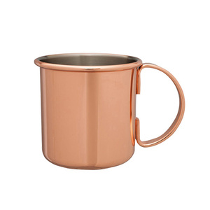 Taza de cobre sólido profundo de calidad Superior, acabado de chapado en cobre, utensilios de cocina para el hogar, taza de cobre para beber agua usada - Product Image 1