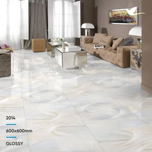 En venta 60x60 Azulejo de piso de porcelana esmaltada digital cortado a medida Muestra disponible Fabricantes de porcelana cerámica India - Product Image 3