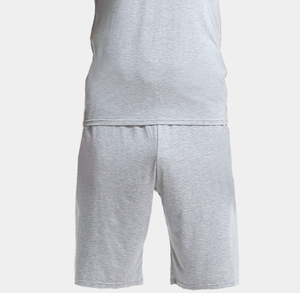 ชุดผ้าฝ้ายสองชิ้น,ชุดสั้นสีพื้นลำลอง - Product Image 3