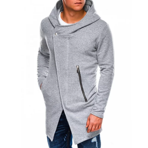 Nuevos hombres de moda de algodón largo sudaderas con capucha de lana nuevo fabricante proveedor logotipo personalizado sudadera Fitness hombres - Product Image 1