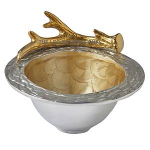 Émail Rose Couleur Extérieur Brillant Poli Fleur Forme Design Bol Décoratif En Aluminium Métal Bol De Service - Product Image 6