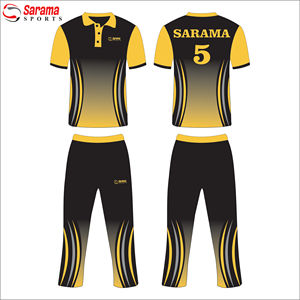 Ropa deportiva de nuevo estilo, uniformes de cricket, trajes de cricket sublimados personalizados con logotipo y nombre de equipo personalizados - Product Image 2