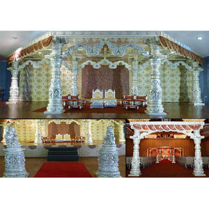Mandap de Boda de Diseño Dev Pillar, Reino Unido, Maravilloso Mandap de Boda Devdas, Malasia, Deslumbrante Mandap de Boda de Fibra Devdas, Brisbane - Product Image 1