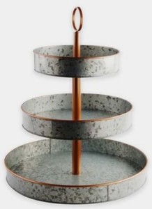 ถาดวางเค้กโลหะกัลวาไนซ์แบบคลาสสิกสำหรับบ้านโรงแรมร้านอาหารขายส่ง - Product Image 3