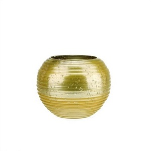 Votif en verre à motif gaufré, style vintage, pour fête décorative, bougie - Product Image 6