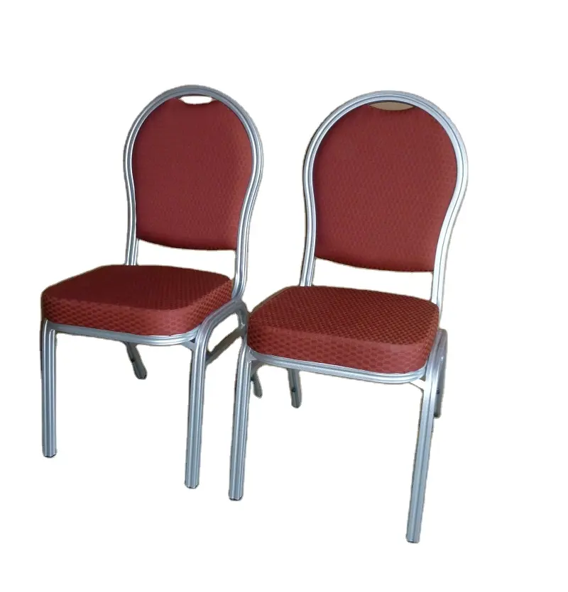 Modern Elegant LatestデザインAluminium Stacking Banquet Side Chair