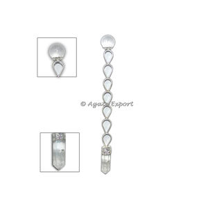 ธรรมชาติสีขาวคริสตัลโบราณรักษาไม้กายสิทธิ์สำหรับตกแต่ง - Product Image 1