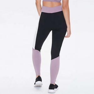 Leggings pour femmes à taille mi-haute en spandex/polyester avec tissu extensible quadridirectionnel et respirant pour la course à pied, le cyclisme, la gym, le yoga et l'entraînement - Product Image 4