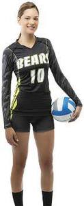 Ensemble de volley-ball avec impression personnalisée, vêtements de volley-ball, en Polyester, uniforme à séchage rapide - Product Image 2