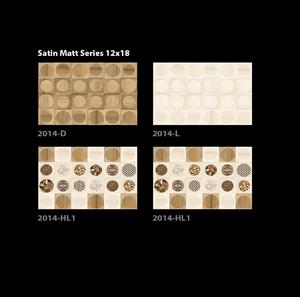 Carreaux muraux de cuisine modernes classiques verts 300x450mm Carreaux de sol brillants de qualité pour salle de bain et intérieur de villa pour style classique - Product Image 3