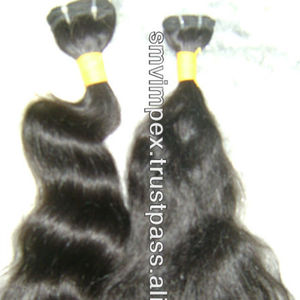 Tissage de cheveux naturels. Bonne texture Meilleur prix Tissage de cheveux naturels indiens Remy naturels d'Inde. Cheveux de meilleure qualité. - Product Image 1