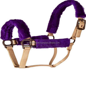 Correas de nailon de alta calidad para caballos, nailon con cuello Halter, forro polar acolchado, caballo de piel sintética, cuello Halter, en muchos colores, todos los tamaños - Product Image 3