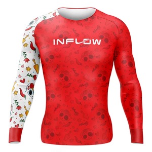 BJJ MMA JUDO NO GI Rash Guard personalizado para correr gimnasio karate wresling Rash Guard Fabricantes Silicon Printed Rash Guard - Product Image 1