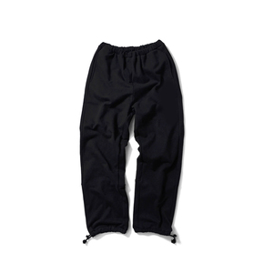 Usine directe Logo personnalisé pantalon de survêtement pli formel décontracté hommes pantalon mi ample doux laine polaire cordon plaine teint froissé - Product Image 5