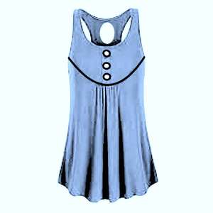 Women Adult Fashionable Summer Collection Cotton Knitted Single Jersey Women Sleeveless Peplum <b>Top</b> DaisyApparel in India - Product Image 5