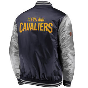 Veste coupe-vent en velours côtelé brodée vintage sur mesure OEM pour hommes, vente chaude, couleur contrastée, veste de printemps, veste universitaire - Product Image 6