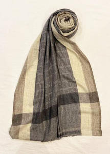 Viscose Laine Plaid Écharpe Châle Femmes Hommes Hiver Réversible Multi-fonction Traditionnelle Longue Écharpe Couleur Personnalisée Durable - Product Image 4