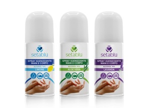 สเปรย์ทำความสะอาดมือ setablu igienizzante mani E corpo 100มล. ทำจากไก่งวง - Product Image 2