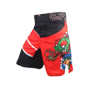 Mma-pantalones cortos de boxeo con estampado personalizado - Product Image 2