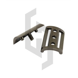 Maquinilla de afeitar de seguridad profesional, negra, clásica, de doble filo, con Funda de cuero - Product Image 3