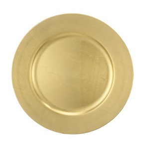 Plaque de charge en laiton de conception la plus récente qualité supérieure taille de forme personnalisée sous la plaque pour l'utilisation de fête de mariage - Product Image 5