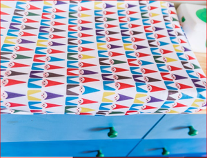 2021 unisexe bio Floral personnalisé Portable bébé matelas à langer couverture GOTS certifié enfants literie eau chaude caractéristiques tissé solide - Product Image 4