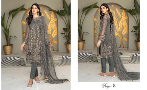 Robe de soirée de créateur kameez shalwar pour dames vêtements de soirée de créateur pakistanais costumes pour femmes vêtements de soirée - Product Image 2