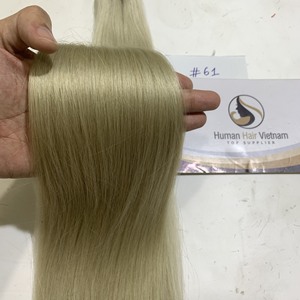 Máquina de trama de color, cabello humano liso, hueso, 8-34 pulgadas de longitud, cutícula, alineación, fabricante n. ° 61 - Product Image 2