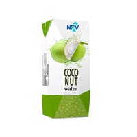Muestra Gratuita del Fabricante: Agua de Coco Natural Saborizada en Lata de 330 ml de Vietnam, de una Empresa de Bebidas Vietnamita