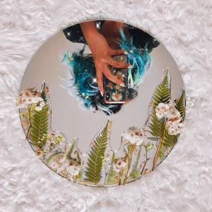 High Quality Round <b>Mirror</b> Large, Geometric Wall Art, <b>Mirror</b> with Hooks, <b>Mirror</b> Wall Decor, Vanity <b>Mirror</b> - Product Image 1