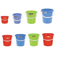 RAYACO Seau de bonne qualité, plusieurs couleurs, fabrication en Malaisie, 0,5-8 gallons