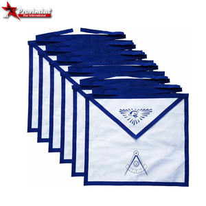 Tabliers maçonniques de loge bleue faits à la main professionnels personnalisés Tabliers de maître maçon Design de poche en cuir roman pour cadeaux de nouveautés - Product Image 1