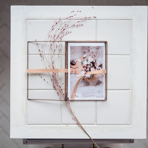 6x8 <b>Box</b> for Wedding Photos <b>Glass</b> Photobox Wedding Photo <b>Box</b> Gift Packaging for Wedding Photos Personalized Photobox Silver Photo - Product Image 1