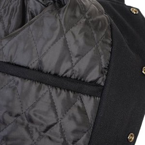 Veste universitaire personnalisée de haute qualité pour hommes, manches en cuir à capuche confortables, service OEM pour l'hiver à bas prix - Product Image 5