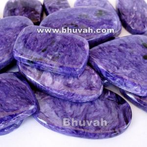 Forma de tamaño calibrado de piedra Charoite según sus requisitos - Product Image 2