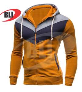 เสื้อฮู้ดมีซิปสำหรับผู้ชายเสื้อมีฮู้ดผ้าฟลีซแบบ100% มีซิปโลโก้ตามสั่งล่าสุด2025 - Product Image 3