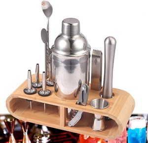 15 Pièces Mixologie Barman Kit Bar Tool Set Barware Set Boston Shaker Set Bar Accessoires - Product Image 6