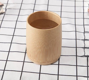 Taza de té de bambú de color Natural, taza con logotipo personalizado de Vietnam, taza de madera apta para alimentos - Product Image 5