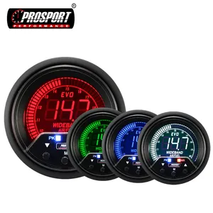 60mm 4 colors in 1 gauge waterproof sensor 12V car apply digital air fuel ratio auto gauge