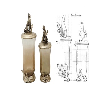 Quemador de incienso de latón de diseño moderno para el hogar, quemador de clúster con cuenco, Color plateado y dorado, estilo moderno - Product Image 1